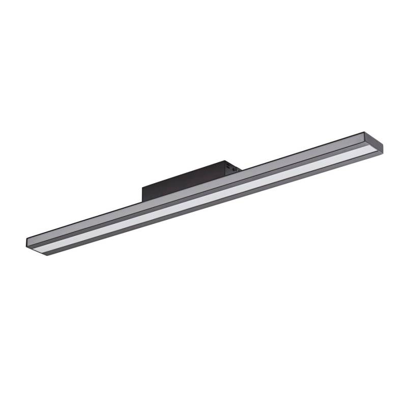 Lucande LED Smart Home Deckenlampe 10013029 Dimmbar mit Leselampe Modern in Schwarz aus Metall 1-flammig Wohnzimmerleuchte von LUCANDE