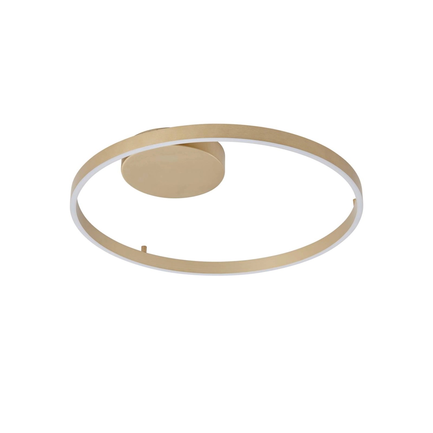 Lucande LED Smart Home Deckenlampe Moise 10020395 Dimmbar mit Leselampe Modern in Gold Messing aus Aluminium 1-flammig Wohnzimmerleuchte Lucande LED Smart Home Deckenlampe Moise 10020395 Dimmbar mit Leselampe Modern in Gold Messing aus Aluminium 1-flammig Wohnzimmerleuchte von LUCANDE