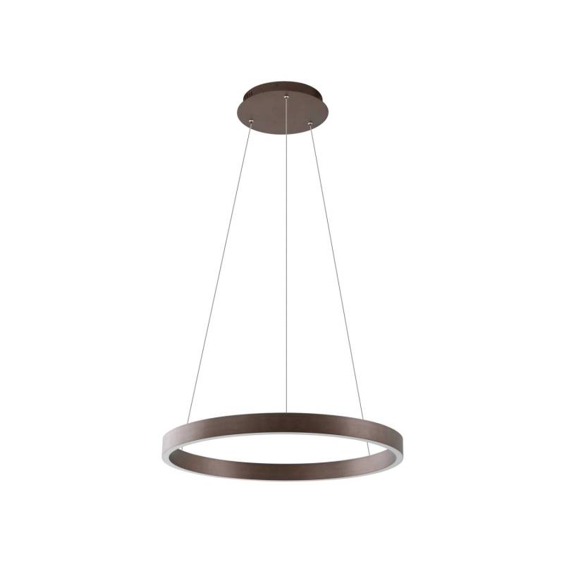 Lucande LED Smart Home Pendelleuchte Yonam 10020407 Dimmbar mit Leselampe Modern in Braun aus Aluminium 1-flammig Wohnzimmerleuchte Lucande LED Smart Home Pendelleuchte Yonam 10020407 Dimmbar mit Leselampe Modern in Braun aus Aluminium 1-flammig Wohnzimmerleuchte von LUCANDE