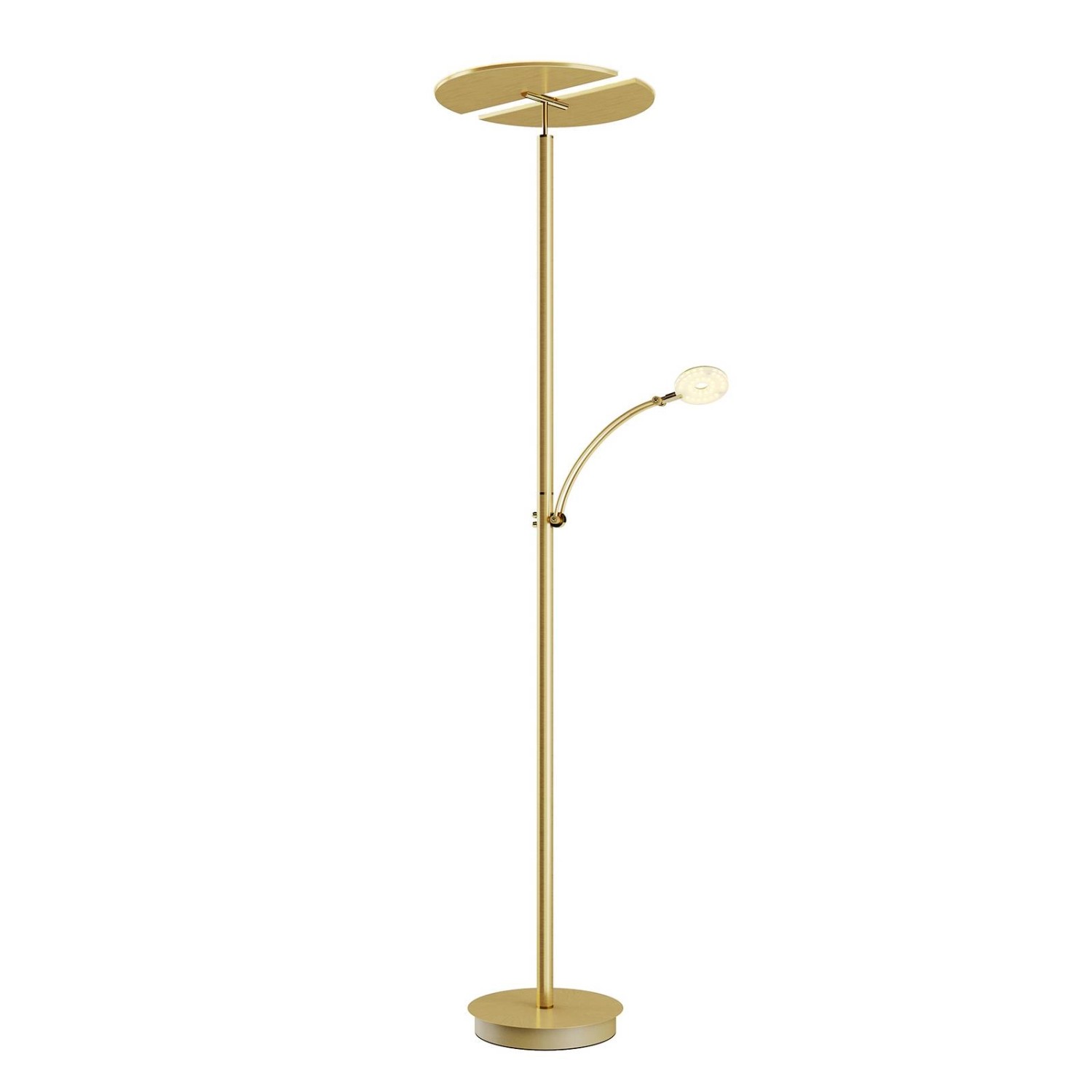 Lucande LED Stehlampe Anniki 9624294 Dimmbar Modern in Gold Messing aus Metall 3-flammig Wohnzimmerleuchte Lucande LED Stehlampe Anniki 9624294 Dimmbar Modern in Gold Messing aus Metall 3-flammig Wohnzimmerleuchte von LUCANDE