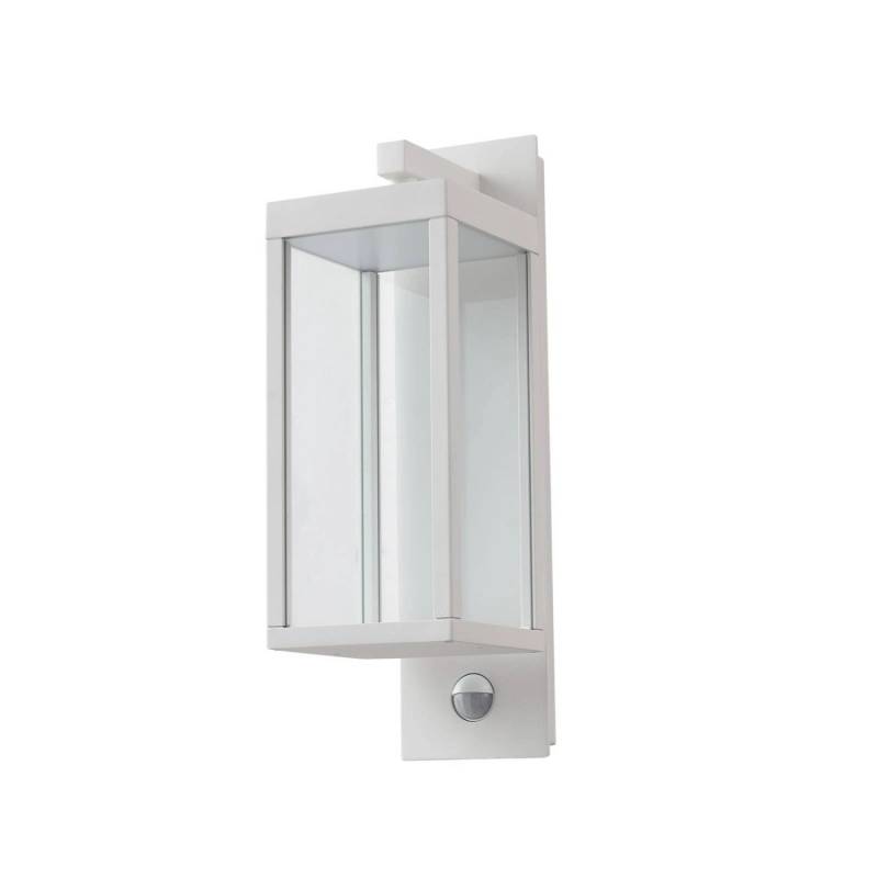 Lucande LED Wandleuchte Außen Ferdinand 10034905 mit Bewegungsmelder Spritzwassergeschützt Modern in Weiß aus Aluminium 1-flammig von LUCANDE
