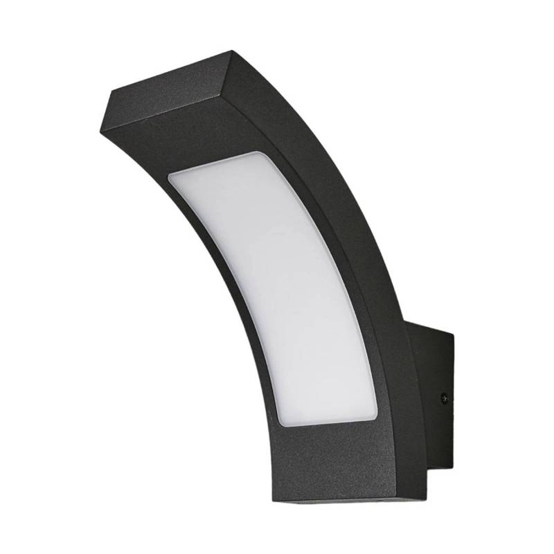 Lucande LED Wandleuchte Außen Juvia 9619123 Spritzwassergeschützt Modern in Schwarz aus Aluminium 1-flammig Lucande LED Wandleuchte Außen Juvia 9619123 Spritzwassergeschützt Modern in Schwarz aus Aluminium 1-flammig von LUCANDE