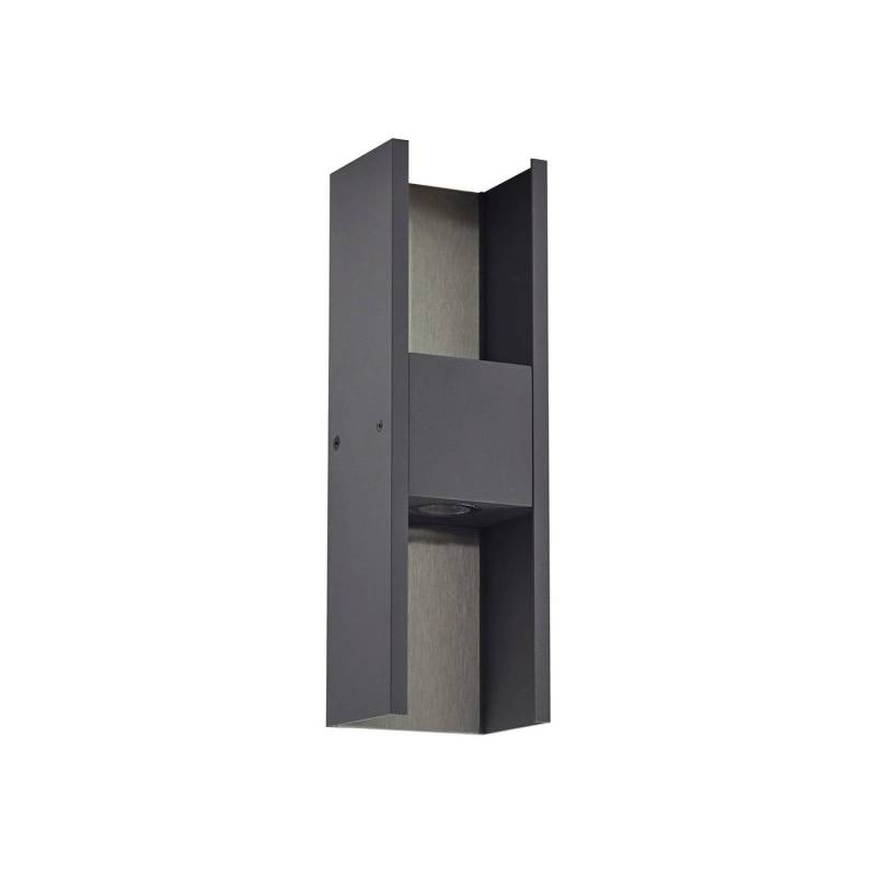 Lucande LED Wandleuchte Außen Lavrin 10025888 Spritzwassergeschützt Modern in Schwarz aus Aluminium 2-flammig Lucande LED Wandleuchte Außen Lavrin 10025888 Spritzwassergeschützt Modern in Schwarz aus Aluminium 2-flammig von LUCANDE
