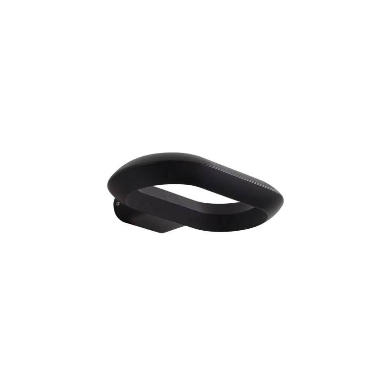 Lucande LED Wandleuchte Außen Loop 10035606 Spritzwassergeschützt Modern in Schwarz aus Metall 1-flammig Lucande LED Wandleuchte Außen Loop 10035606 Spritzwassergeschützt Modern in Schwarz aus Metall 1-flammig von LUCANDE