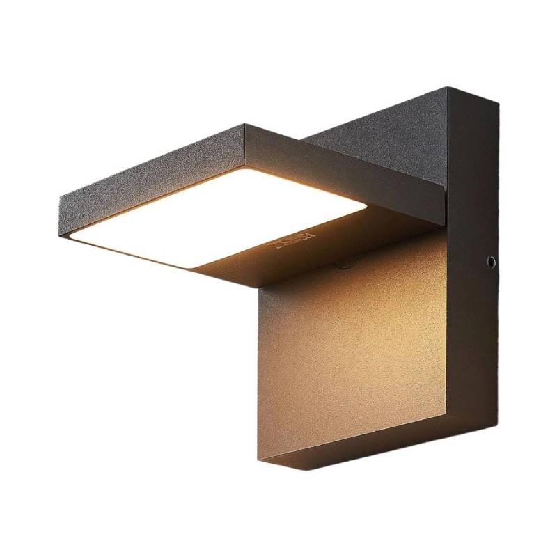 Lucande LED Wandleuchte Außen Silvan 9619173 Modern in Schwarz aus Aluminium 1-flammig Lucande LED Wandleuchte Außen Silvan 9619173 Modern in Schwarz aus Aluminium 1-flammig von LUCANDE