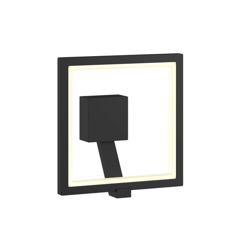Lucande LED Wandleuchte Außen Square 9619157 Modern in Schwarz aus Aluminium 1-flammig Lucande LED Wandleuchte Außen Square 9619157 Modern in Schwarz aus Aluminium 1-flammig von LUCANDE
