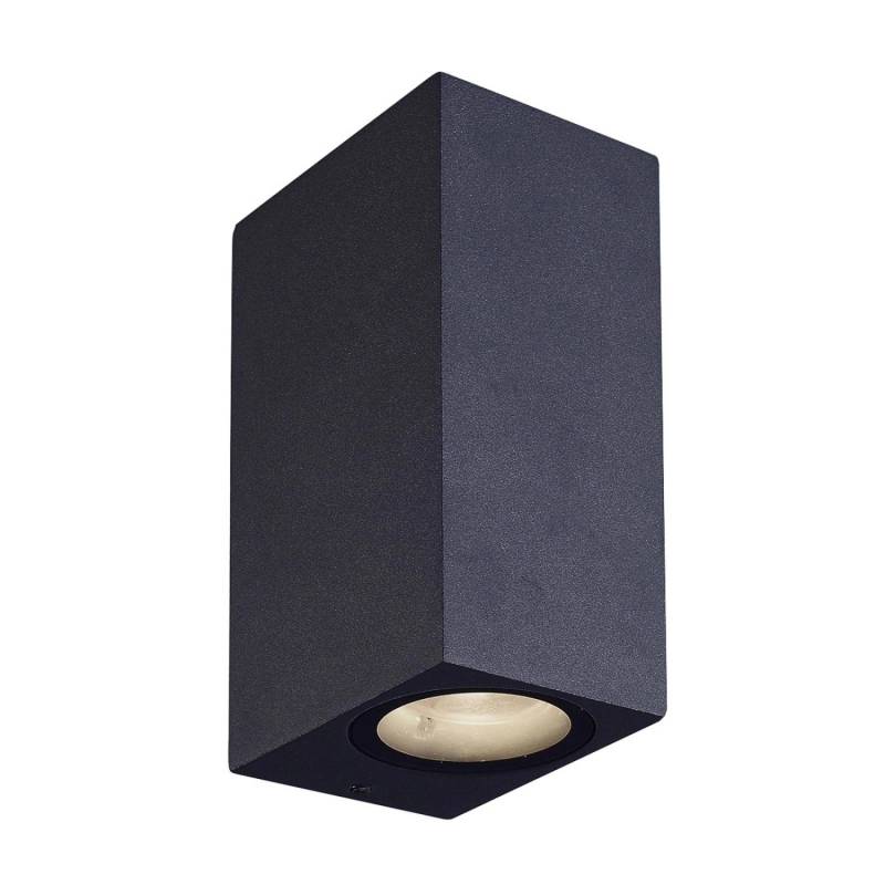 Lucande LED Wandleuchte Außen Tavi 9616011 Spritzwassergeschützt Modern in Schwarz aus Aluminium 2-flammig Lucande LED Wandleuchte Außen Tavi 9616011 Spritzwassergeschützt Modern in Schwarz aus Aluminium 2-flammig von LUCANDE