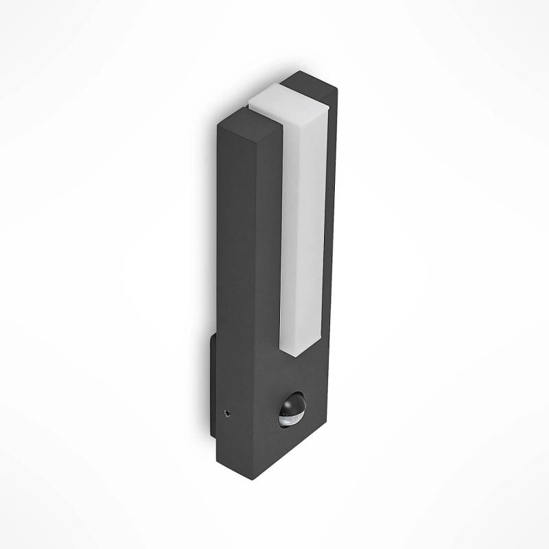 Lucande LED Wandleuchte Außen Virgalia 9619218 mit Bewegungsmelder Spritzwassergeschützt Modern in Schwarz aus Aluminium 1-flammig Lucande LED Wandleuchte Außen Virgalia 9619218 mit Bewegungsmelder Spritzwassergeschützt Modern in Schwarz aus Aluminium 1-flammig von LUCANDE