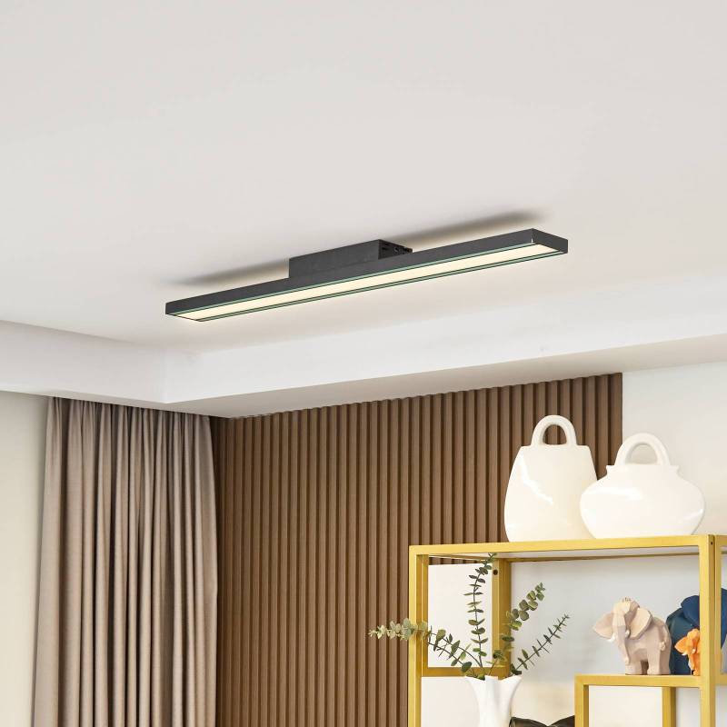 Lucande Smart LED-Deckenleuchte Leicy schwarz 10 cm RGB CCT von LUCANDE