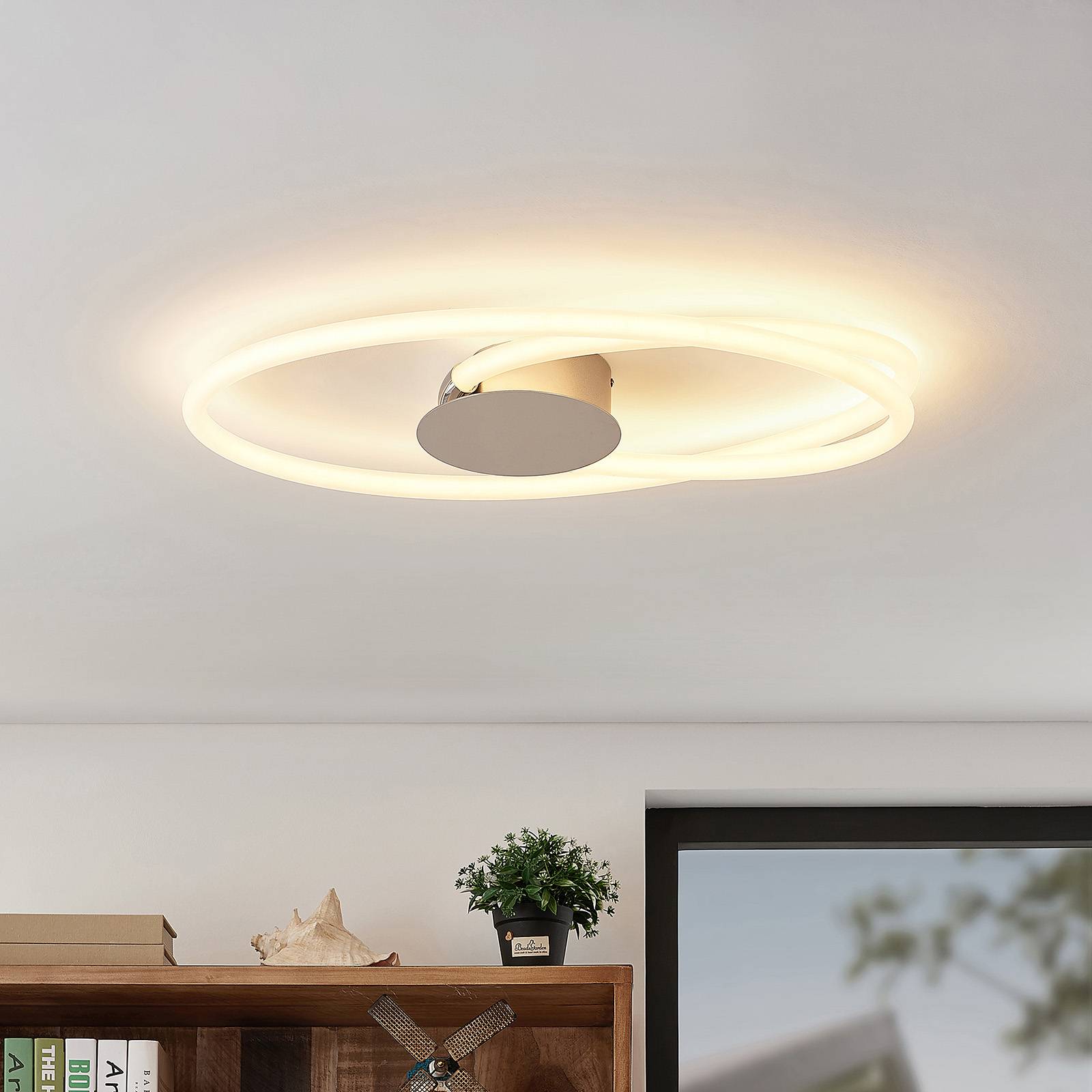 Lucande Ovala LED-Deckenleuchte, 72 cm Lucande Ovala LED-Deckenleuchte, 72 cm von LUCANDE