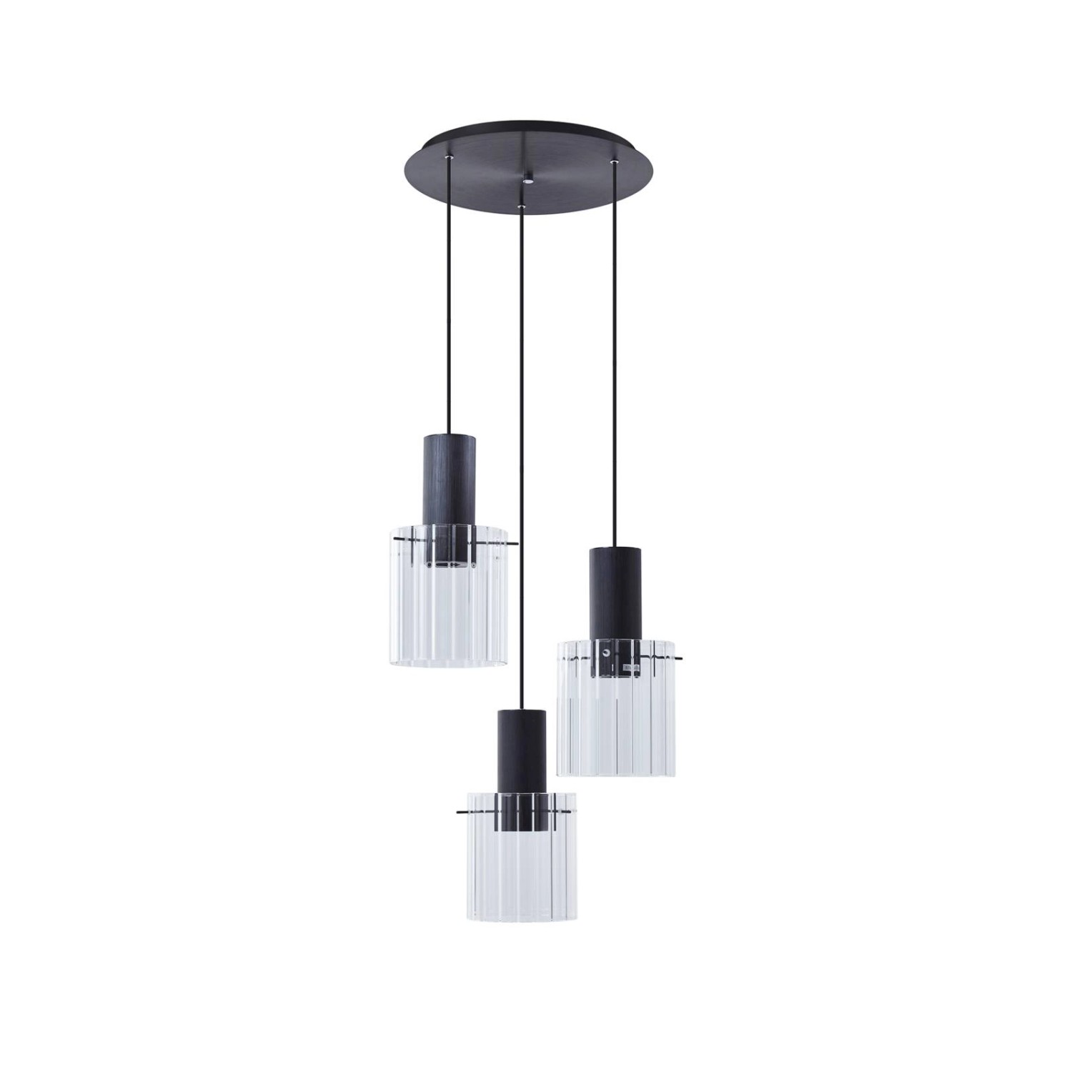 Lucande Pendelleuchte EIrian 10019963 Modern in Transparent aus Metall 3-flammig E27 Wohnzimmerleuchte Lucande Pendelleuchte EIrian 10019963 Modern in Transparent aus Metall 3-flammig E27 Wohnzimmerleuchte von LUCANDE