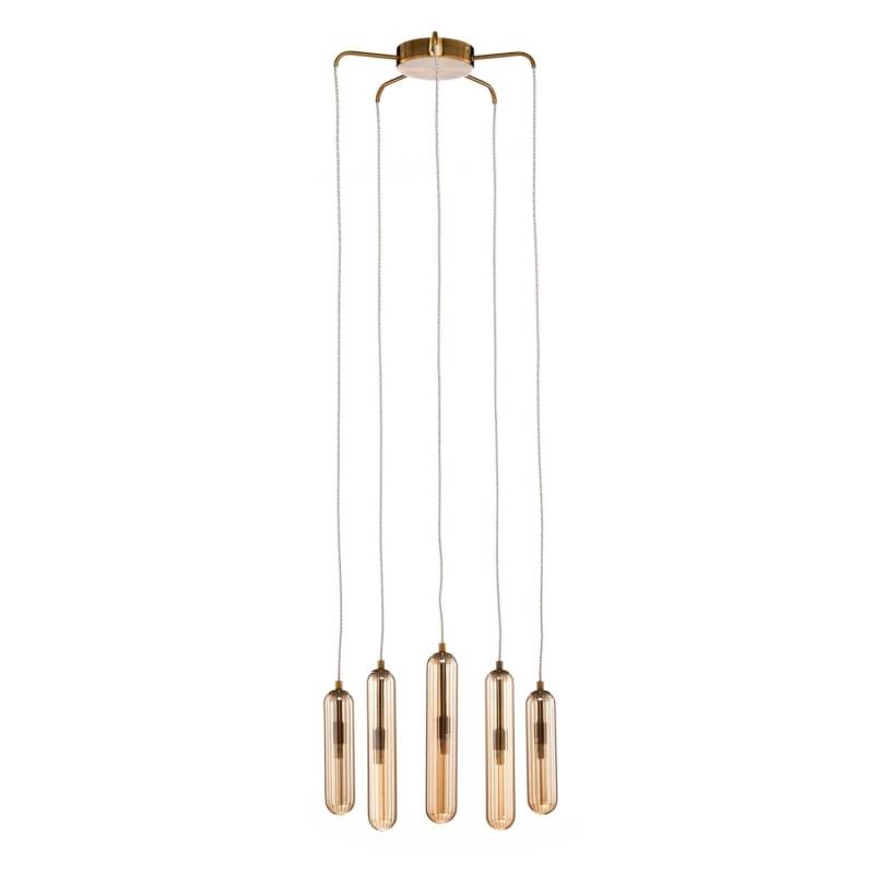 Lucande Pendelleuchte Freylin 10020459 Retro Vintage Antik in Creme aus Glas 5-flammig G9 Wohnzimmerleuchte Lucande Pendelleuchte Freylin 10020459 Retro Vintage Antik in Creme aus Glas 5-flammig G9 Wohnzimmerleuchte von LUCANDE