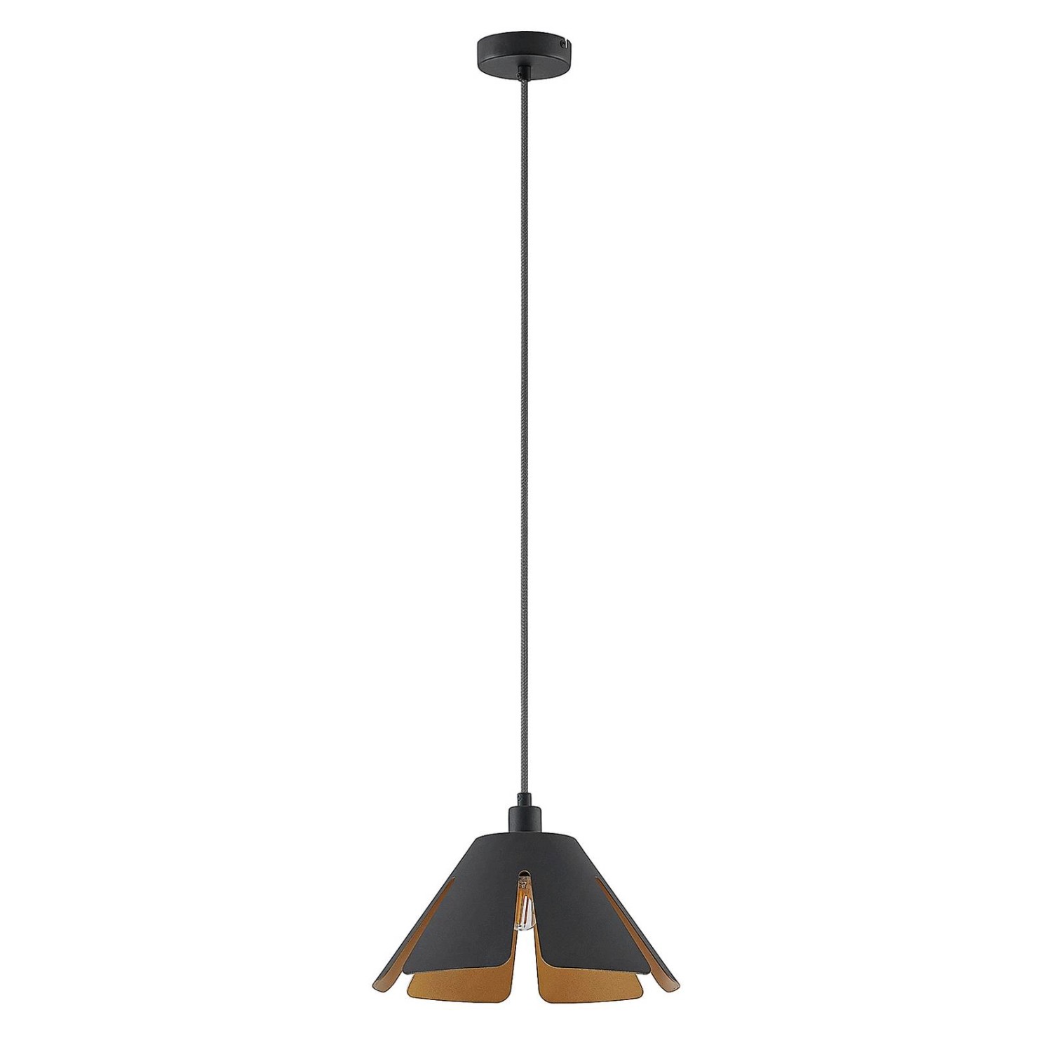Lucande Pendelleuchte Jemmily 9639573 Design Modern in Schwarz aus Aluminium 1-flammig E14 Wohnzimmerleuchte Lucande Pendelleuchte Jemmily 9639573 Design Modern in Schwarz aus Aluminium 1-flammig E14 Wohnzimmerleuchte von LUCANDE