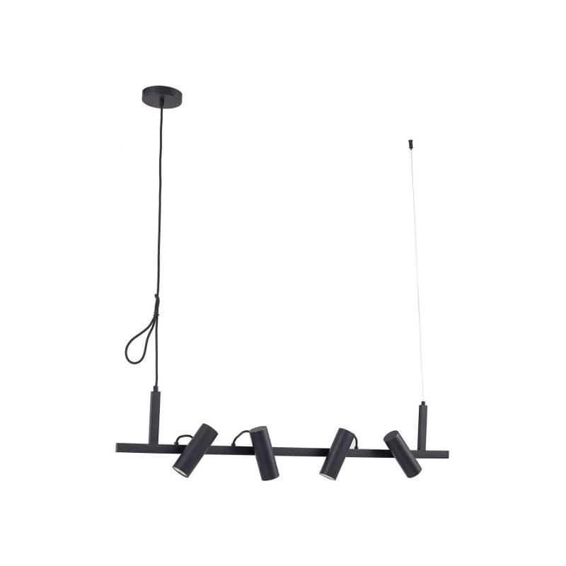 Lucande Pendelleuchte Lysias 10025830 Modern in Schwarz aus Metall 4-flammig GU10 Wohnzimmerleuchte Lucande Pendelleuchte Lysias 10025830 Modern in Schwarz aus Metall 4-flammig GU10 Wohnzimmerleuchte von LUCANDE