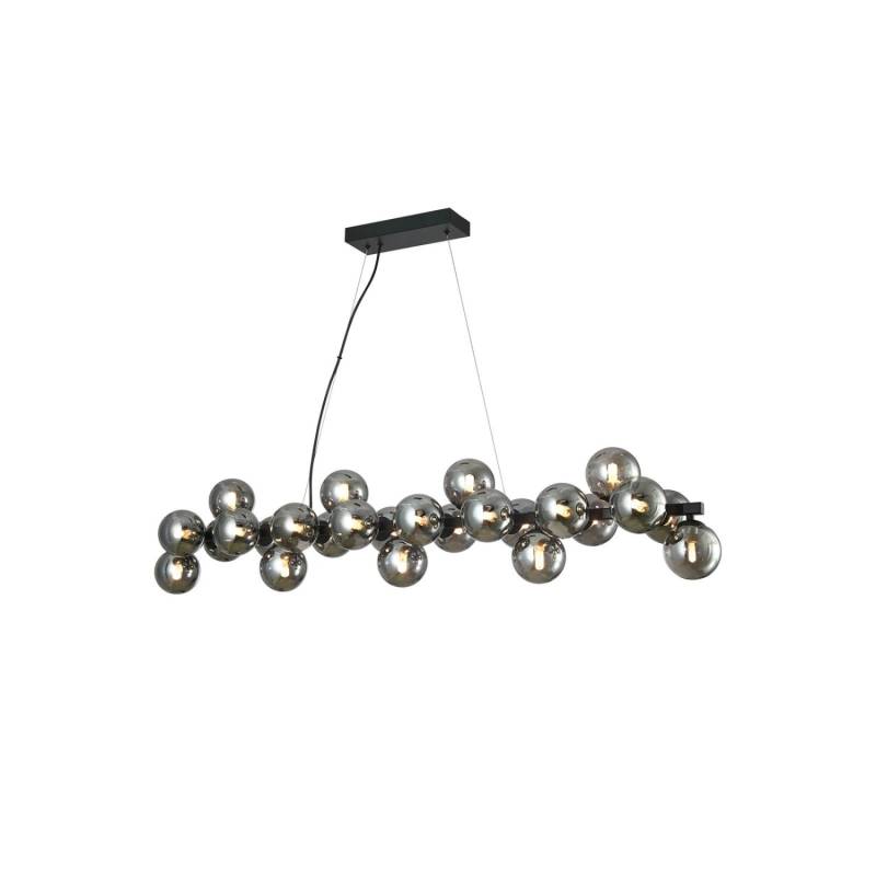 Lucande Pendelleuchte Naelen 10020479 Modern in Schwarz aus Metall 25-flammig G9 Wohnzimmerleuchte Lucande Pendelleuchte Naelen 10020479 Modern in Schwarz aus Metall 25-flammig G9 Wohnzimmerleuchte von LUCANDE