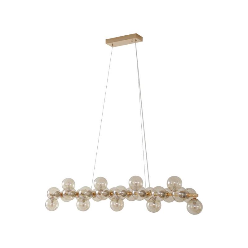Lucande Pendelleuchte Naelen 10020480 Modern in Gold Messing aus Metall 25-flammig G9 Wohnzimmerleuchte Lucande Pendelleuchte Naelen 10020480 Modern in Gold Messing aus Metall 25-flammig G9 Wohnzimmerleuchte von LUCANDE