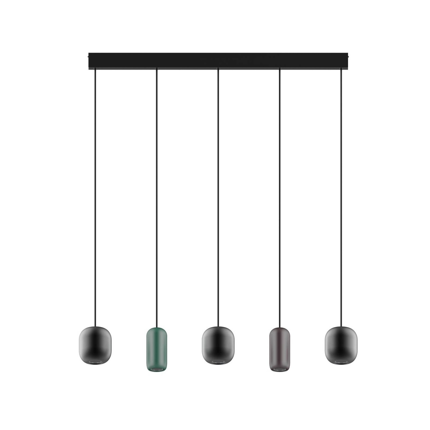 Lucande Pendelleuchte Narion 10025793 Modern in Schwarz aus Metall 5-flammig GU10 Wohnzimmerleuchte Lucande Pendelleuchte Narion 10025793 Modern in Schwarz aus Metall 5-flammig GU10 Wohnzimmerleuchte von LUCANDE