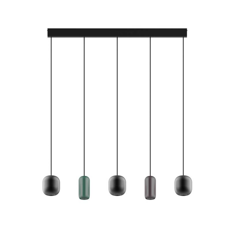 Lucande Pendelleuchte Narion 10025793 Modern in Schwarz aus Metall 5-flammig GU10 Wohnzimmerleuchte Lucande Pendelleuchte Narion 10025793 Modern in Schwarz aus Metall 5-flammig GU10 Wohnzimmerleuchte von LUCANDE