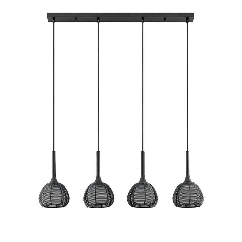 Lucande Pendelleuchte Tetira 9920009 Modern in Schwarz aus Metall 4-flammig E14 Wohnzimmerleuchte Lucande Pendelleuchte Tetira 9920009 Modern in Schwarz aus Metall 4-flammig E14 Wohnzimmerleuchte von LUCANDE