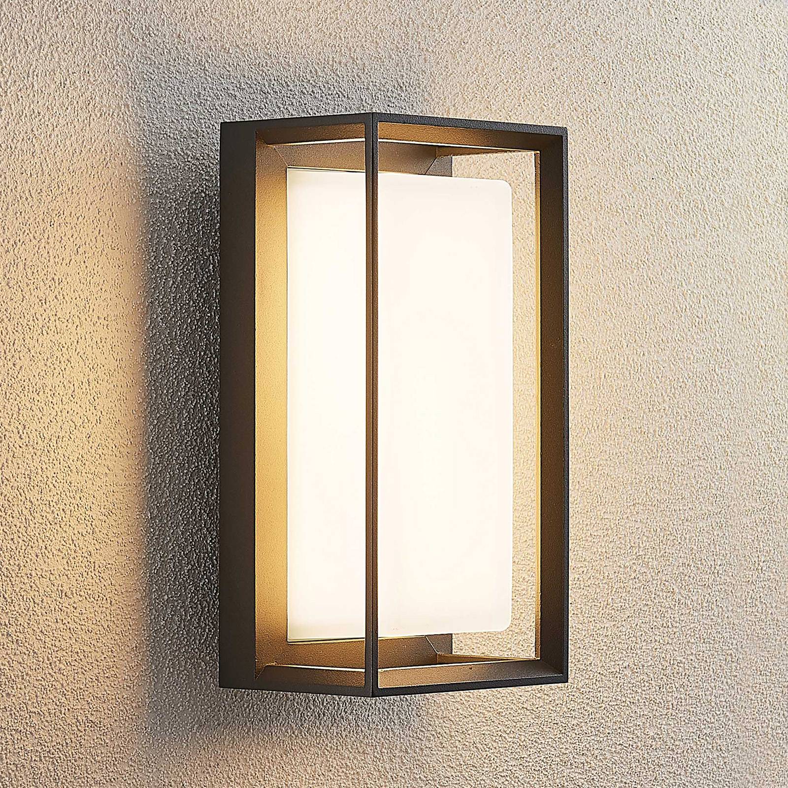 Lucande Ronida LED-Außenwandlampe, eckig von LUCANDE
