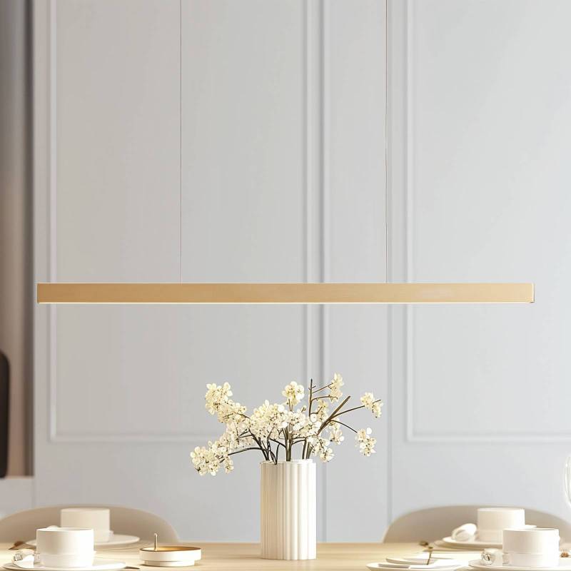 Lucande Smart LED-Hängeleuchte Mylosh, gold, CCT, Tuya von LUCANDE