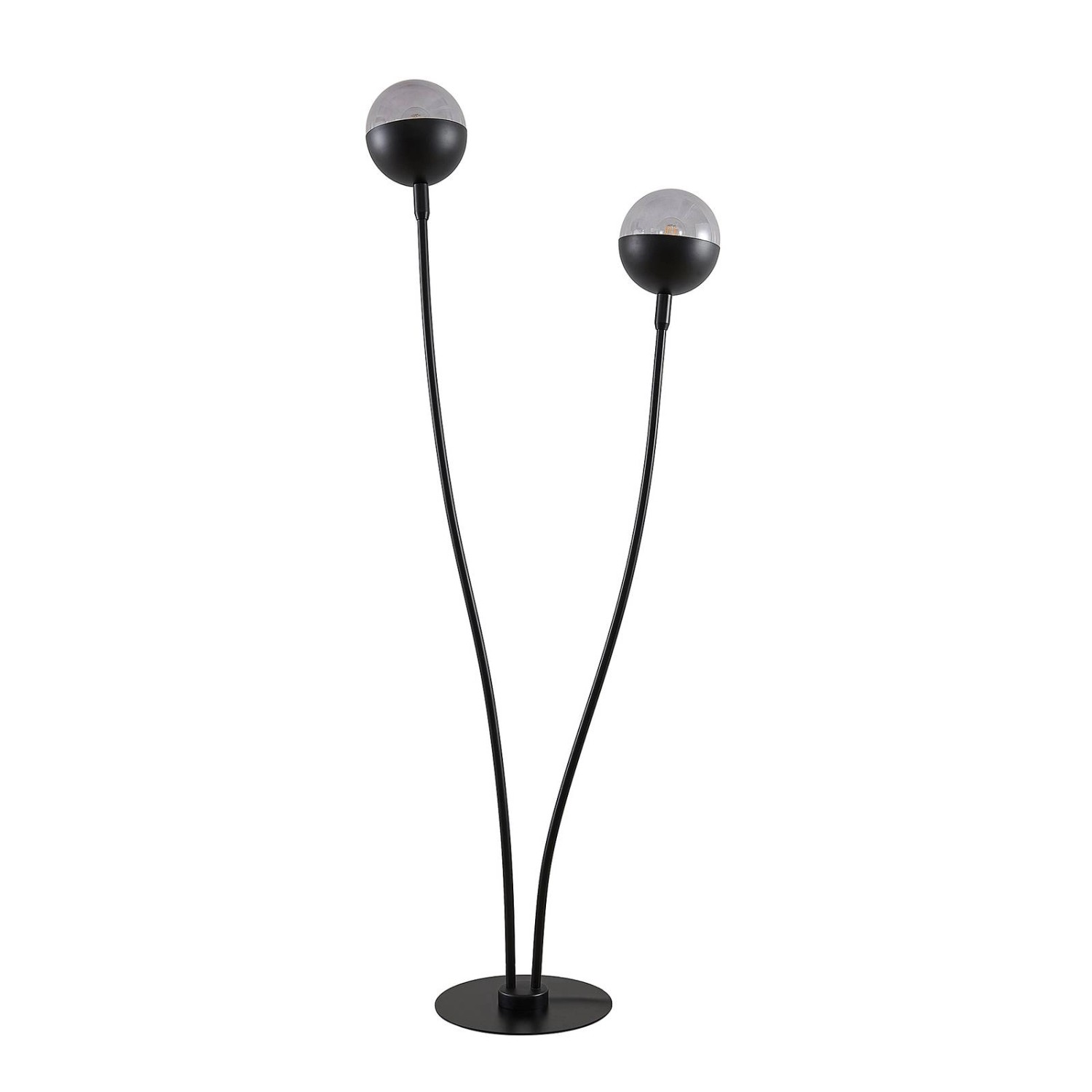 Lucande Stehlampe Dustian 9639216 Design Modern in Schwarz aus Glas 2-flammig E27 Wohnzimmerleuchte Lucande Stehlampe Dustian 9639216 Design Modern in Schwarz aus Glas 2-flammig E27 Wohnzimmerleuchte von LUCANDE