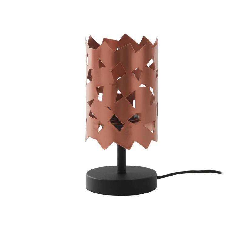 Lucande Tischlampe Aeloria 10019897 Modern in Kupfer aus Metall 1-flammig E27 Wohnzimmerleuchte von LUCANDE