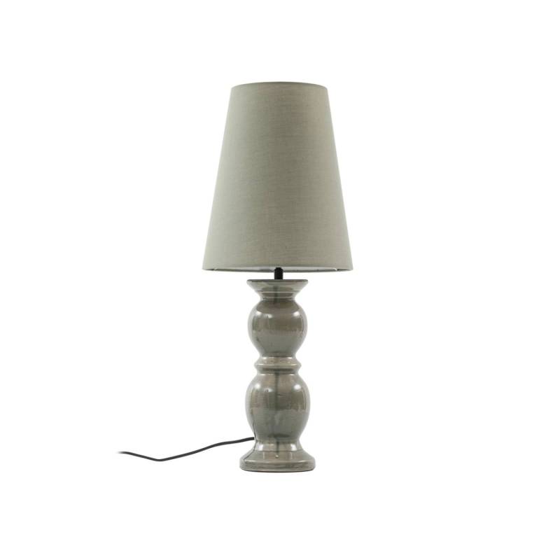 Lucande Tischlampe Lyndorin 10020228 Design Modern in Grün aus Keramik 1-flammig E27 Flurleuchte von LUCANDE