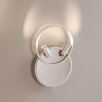 Lucande - Tival LED-Deckenlampe, rund, nickel - nickel gebürstet von LUCANDE