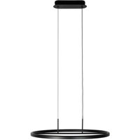 Virvera LED-Hängelampe, rund, schwarz - Schwarz - Lucande von LUCANDE