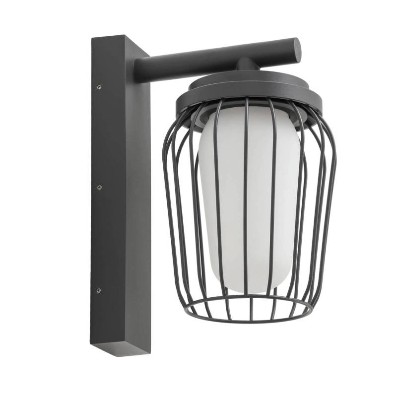 Lucande Wandleuchte Außen Chandan 10012739 Spritzwassergeschützt Modern in Schwarz aus Aluminium 1-flammig E27 Lucande Wandleuchte Außen Chandan 10012739 Spritzwassergeschützt Modern in Schwarz aus Aluminium 1-flammig E27 von LUCANDE