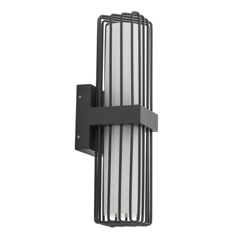 Lucande Wandleuchte Außen Chandan 10012741 Spritzwassergeschützt Modern in Schwarz aus Aluminium 2-flammig E27 Lucande Wandleuchte Außen Chandan 10012741 Spritzwassergeschützt Modern in Schwarz aus Aluminium 2-flammig E27 von LUCANDE
