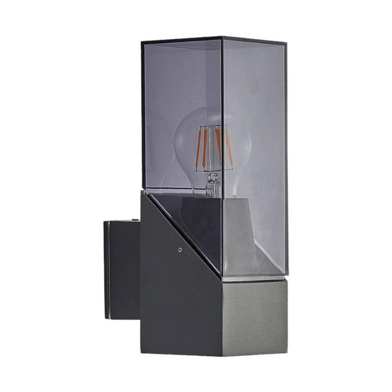Lucande Wandleuchte Außen Fiola 9617049 Spritzwassergeschützt Modern in Schwarz aus Aluminium 1-flammig E27 Lucande Wandleuchte Außen Fiola 9617049 Spritzwassergeschützt Modern in Schwarz aus Aluminium 1-flammig E27 von LUCANDE