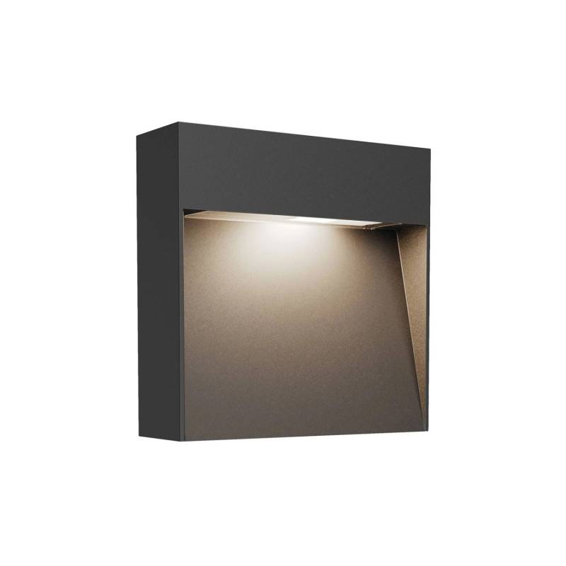 Lucande Wandleuchte Außen Noreia 9616143 Modern in Schwarz aus Aluminium 1-flammig G9 Lucande Wandleuchte Außen Noreia 9616143 Modern in Schwarz aus Aluminium 1-flammig G9 von LUCANDE