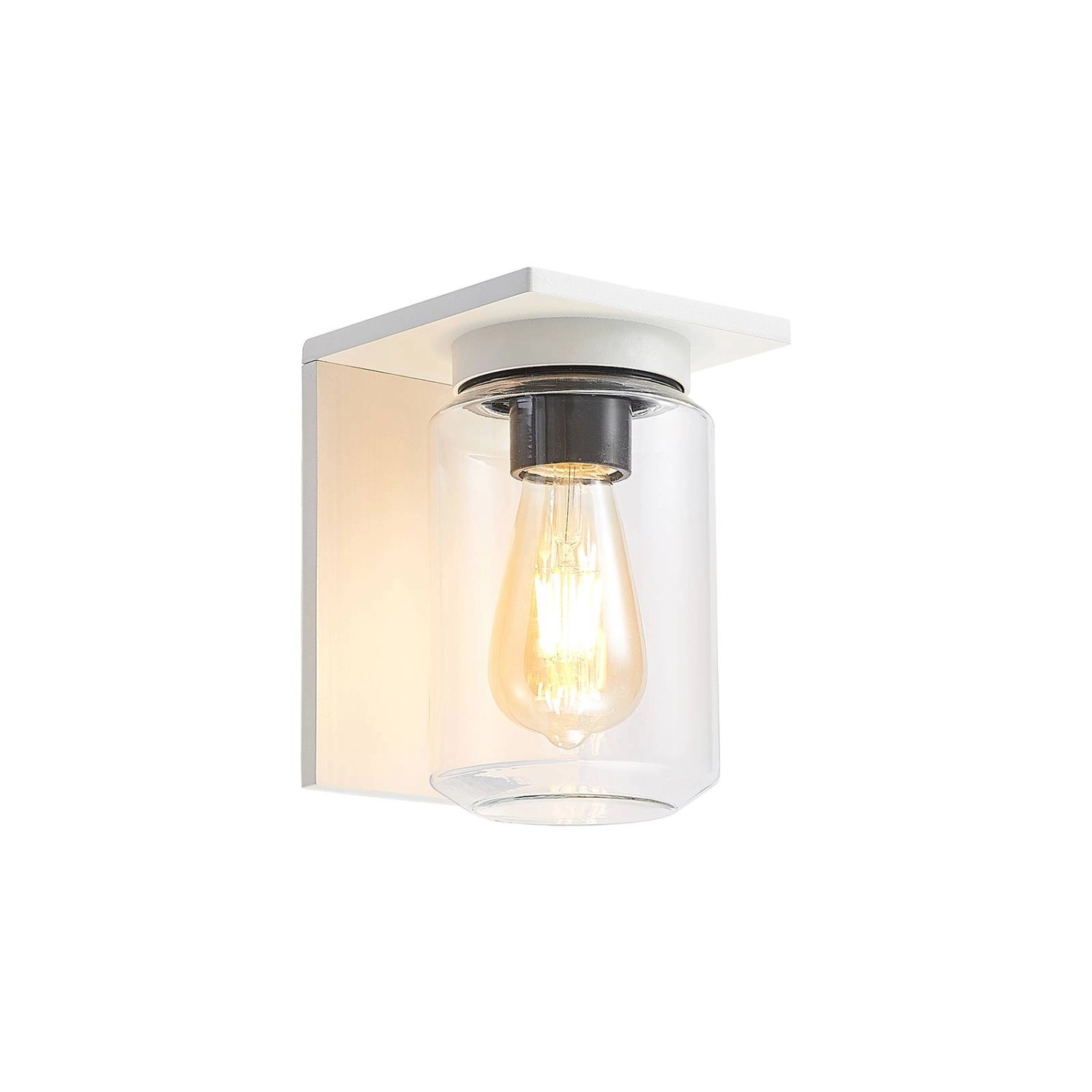 Lucande Wandleuchte Außen Semka 9618154 Spritzwassergeschützt Modern in Weiß aus Aluminium 1-flammig E27 Lucande Wandleuchte Außen Semka 9618154 Spritzwassergeschützt Modern in Weiß aus Aluminium 1-flammig E27 von LUCANDE