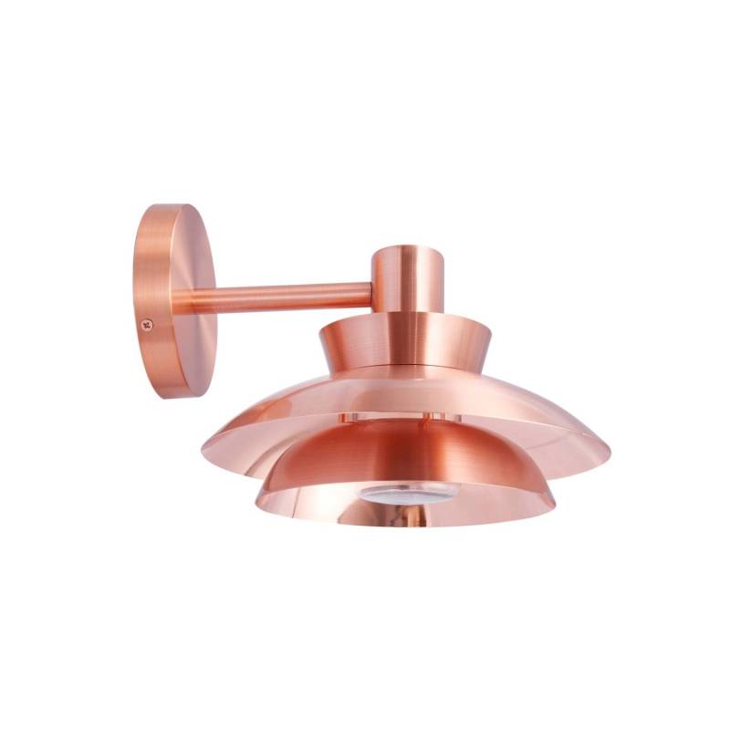 Lucande Wandleuchte Außen Thais 10025915 Spritzwassergeschützt Modern in Kupfer aus Edelstahl 1-flammig E14 Lucande Wandleuchte Außen Thais 10025915 Spritzwassergeschützt Modern in Kupfer aus Edelstahl 1-flammig E14 von LUCANDE