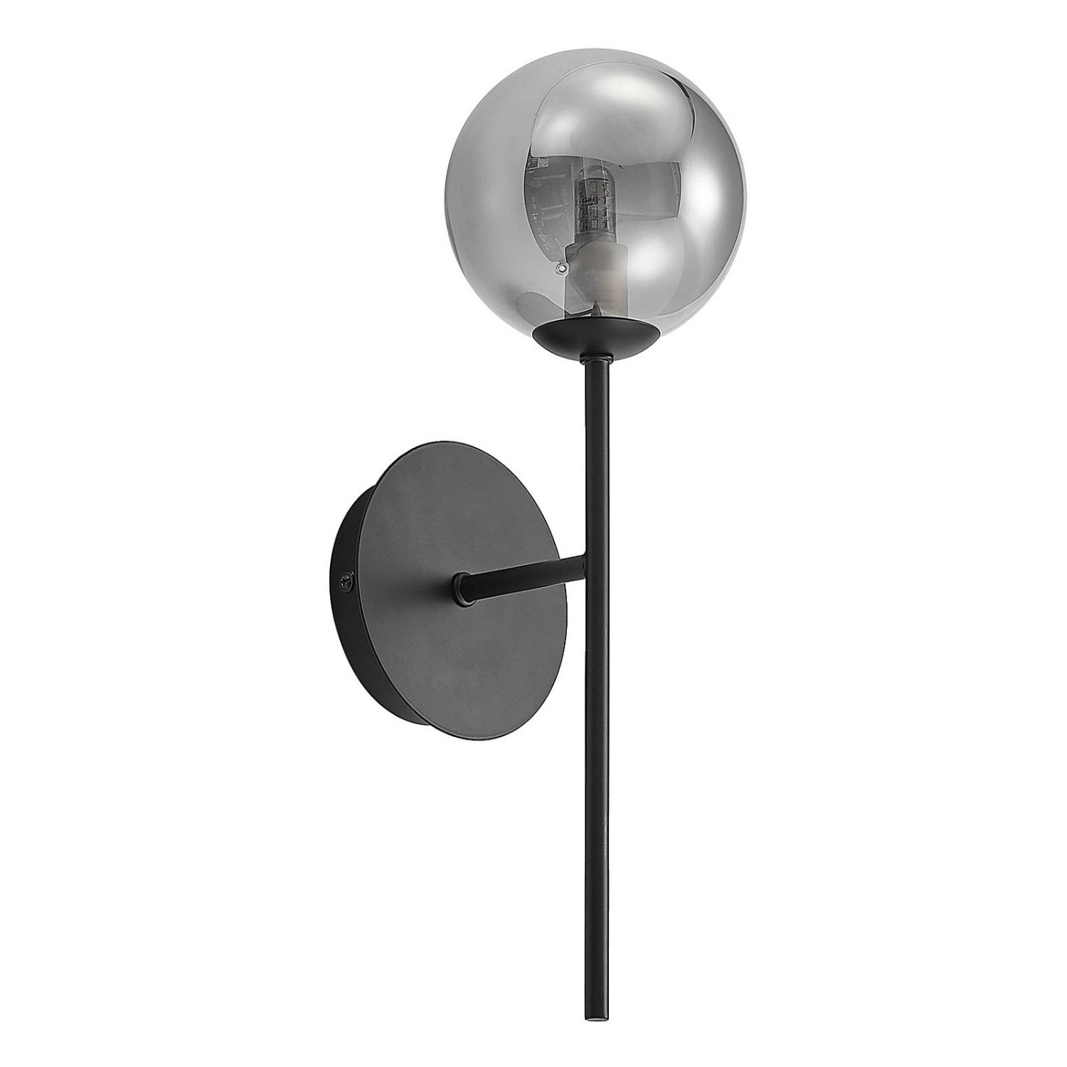 Lucande Wandleuchte Wandlampe Innen Wynona 9627295 Retro Vintage Antik in Schwarz aus Glas 1-flammig G9 Wohnzimmerleuchte Lucande Wandleuchte Wandlampe Innen Wynona 9627295 Retro Vintage Antik in Schwarz aus Glas 1-flammig G9 Wohnzimmerleuchte von LUCANDE
