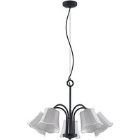 Lucande - gebraucht] Binta Hängelampe Fünfflammig Silbergrau Deckenlampe Deckenleuchte Lampe B-Ware von LUCANDE