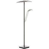 Lucande - gebraucht] Kamari Led Stehlampe Stehleuchte Deko Standleuchte Anthrazit m. Lesearm B-Ware von LUCANDE