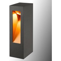 Lucande - gebraucht] Led Sockelleuchte Jenke Wegeleuchte Gartenleuchte Lampe Grafitgrau Gold B-Ware von LUCANDE