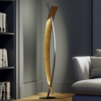 Lucande - gebraucht] Led Stehleuchte Marija Stehlampe Lampe Wohnzimmerlampe Led 24 w Schwarz B-Ware von LUCANDE