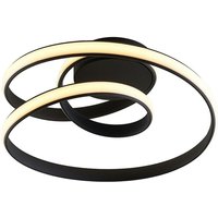 Lucande - gebraucht] Sakina Led Deckenlampe Deckenlampe Deckenlicht Leuchte Sandschwarz447 B-Ware von LUCANDE