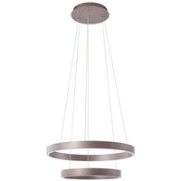 Lucande - gebraucht] Smart Led Hängeleuchte Yonam Kaffee Tuya Hängelampe Lampe Leuchte Spot B-Ware von LUCANDE