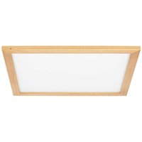 Lucande - led Deckenleuchte 'Joren' aus Holz dimmbar mit Fernbedienung für Wohnzimmer & Esszimmer von von LUCANDE