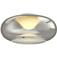 Lucande - neuwertig] Glas Led Deckenlampe Mijo Deckenlampe Deckenlicht Leuchte Rauchgrau B-Ware von LUCANDE