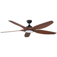 Lucande - neuwertig] Led Deckenventilator Omendo, Schwarz Dc Leise Cct Ventilator Gebläse B-Ware von LUCANDE