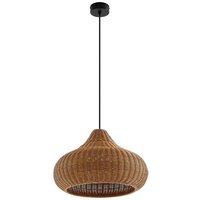 [NEUWERTIG] B-Ware Lucande Außenhängelampe Hängeleuchte Taniola Rattanlampe Beige Ip44 Lampe Spot von LUCANDE