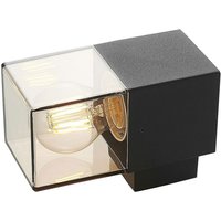 [NEUWERTIG] B-Ware Lucande Keke Außenwandleuchte Wandleuchte Wandlampe Lampe Leuchte E27 Grafitgrau von LUCANDE