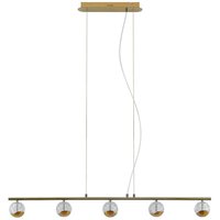 Neuwertig] Lucande Kilio Led Hängeleuchte Pendelleuchte Deckenlampe Lampe 5 Flammig Gold451 B-Ware von LUCANDE