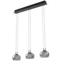 [NEUWERTIG] Lucande Led Hängeleuchte Pendellampe Lampe Rauchgrau Glas Höhenverstellbar B-Ware von LUCANDE